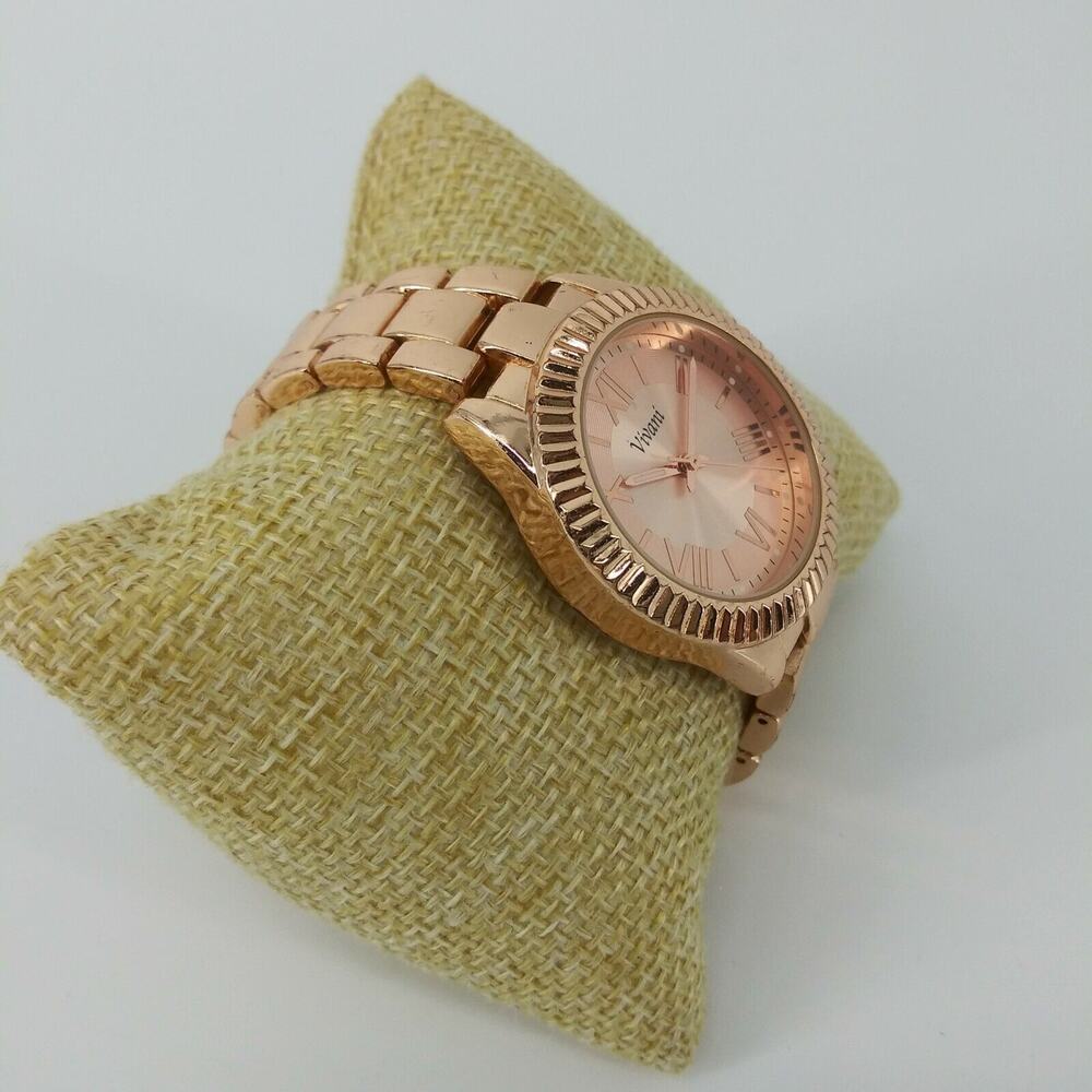 Vivani Accutime Watch Corp Women Wristwatch Metal Bracelet - Picture 7 of 10